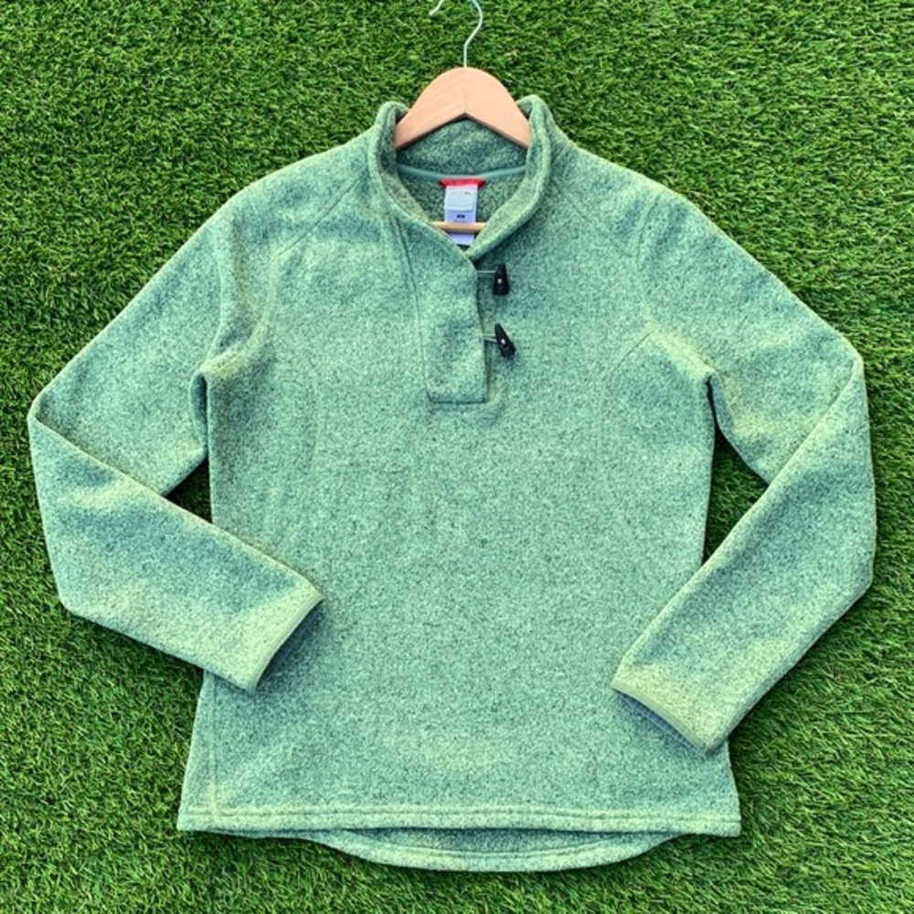 The North Face Toggle Sweater Green Women size Medium
